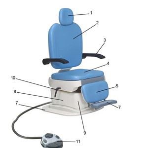 Equipament hospitalari Cadira per a pacients Electirc Ent Cadira mèdica aprovada per CE